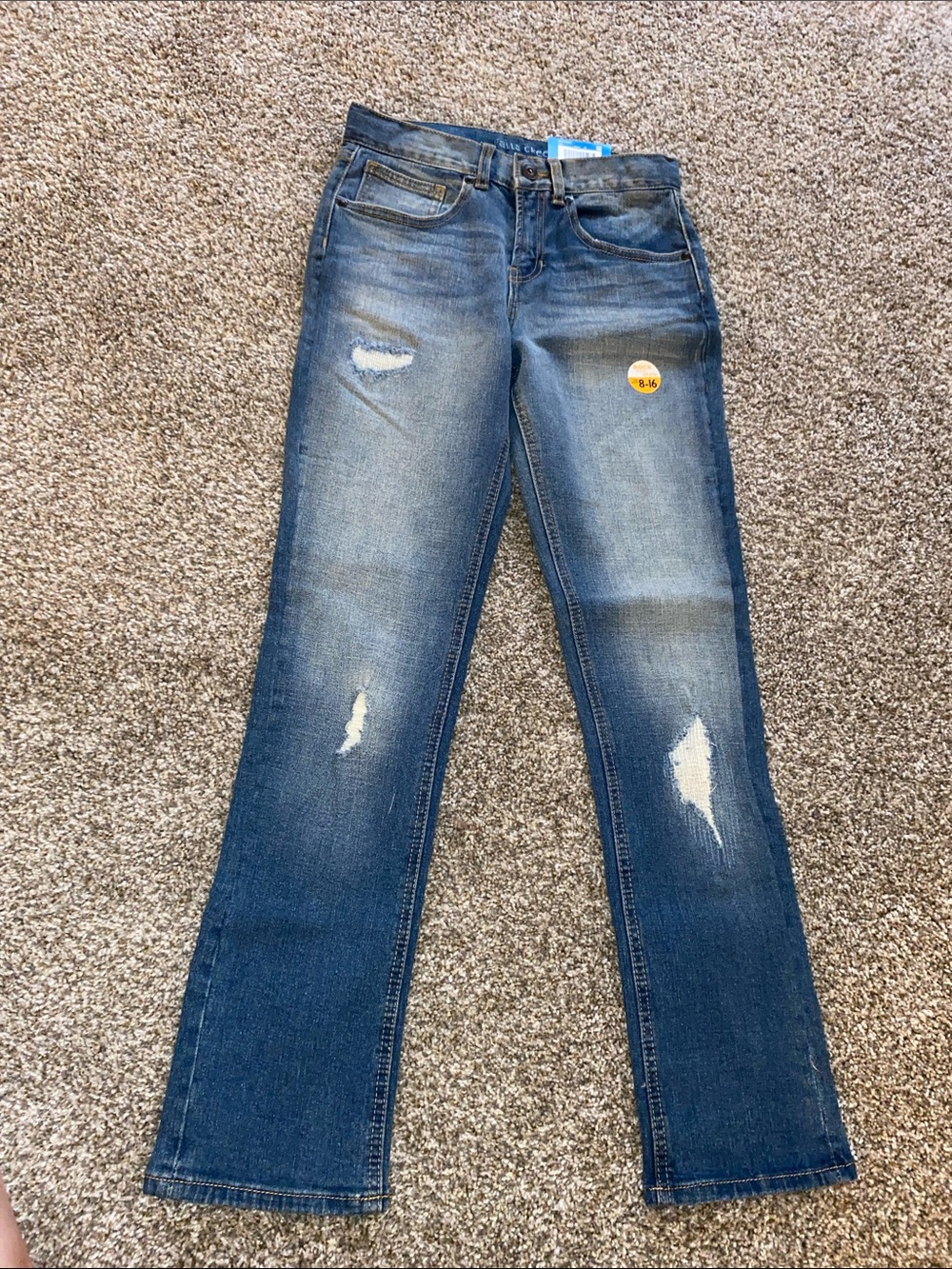 🖤 Girls Small Flannel & New Denim Jeans(Size 12)  Bundle - Picture 4 of 6